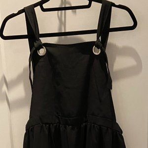 Black maternity jumpsuit dress